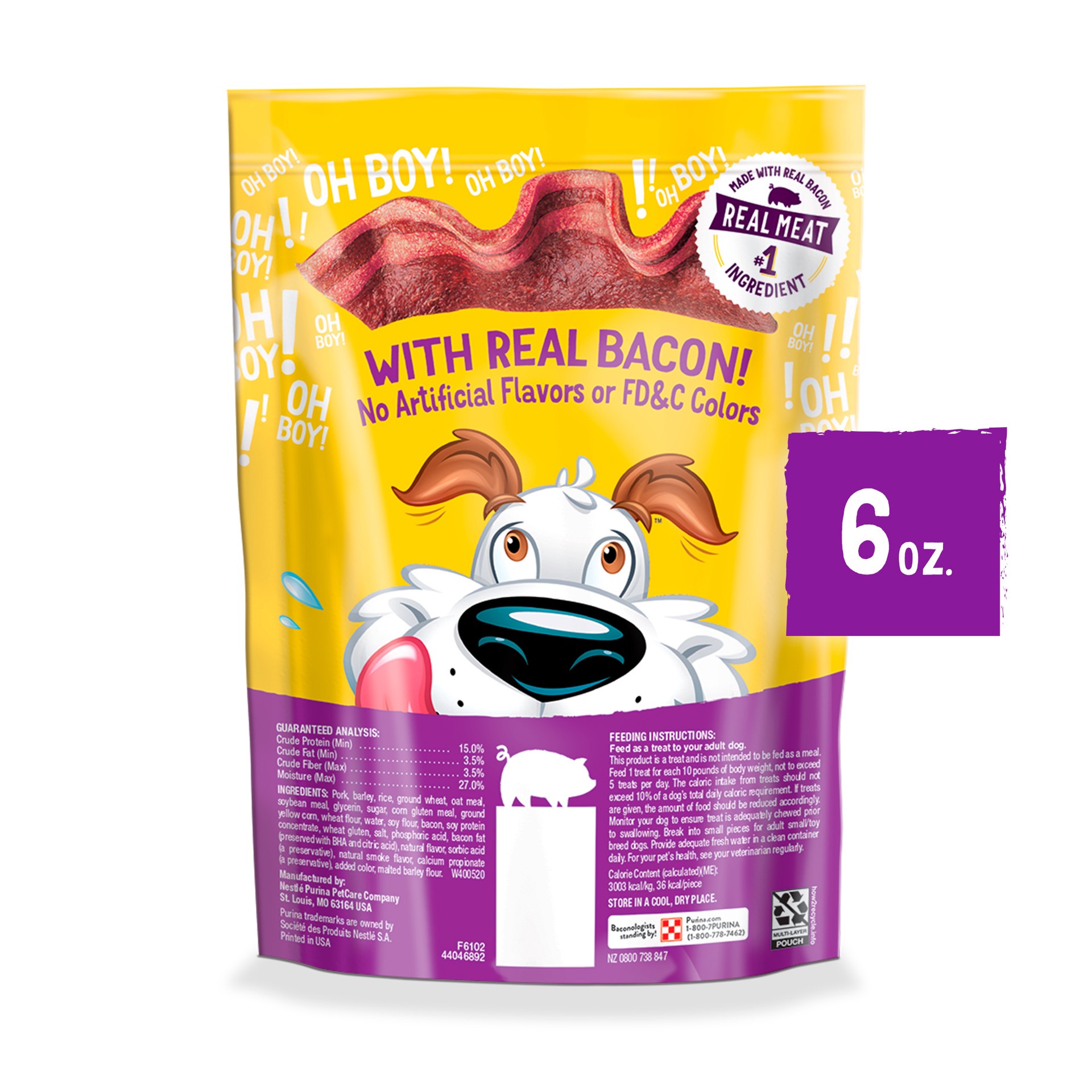 slide 8 of 8, Beggin' Purina Beggin' Strips Dog Treats, Original With Bacon Flavor, 6 oz