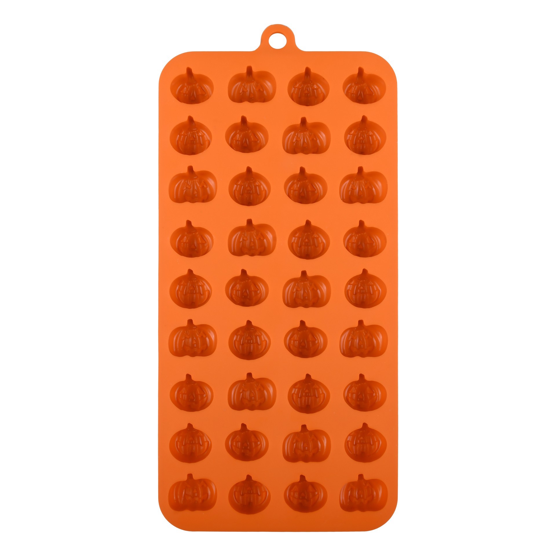 slide 2 of 4, Mini Jack-O'-Lantern Silicone Candy Mold By Makery, 4.07 in x 8.87 in