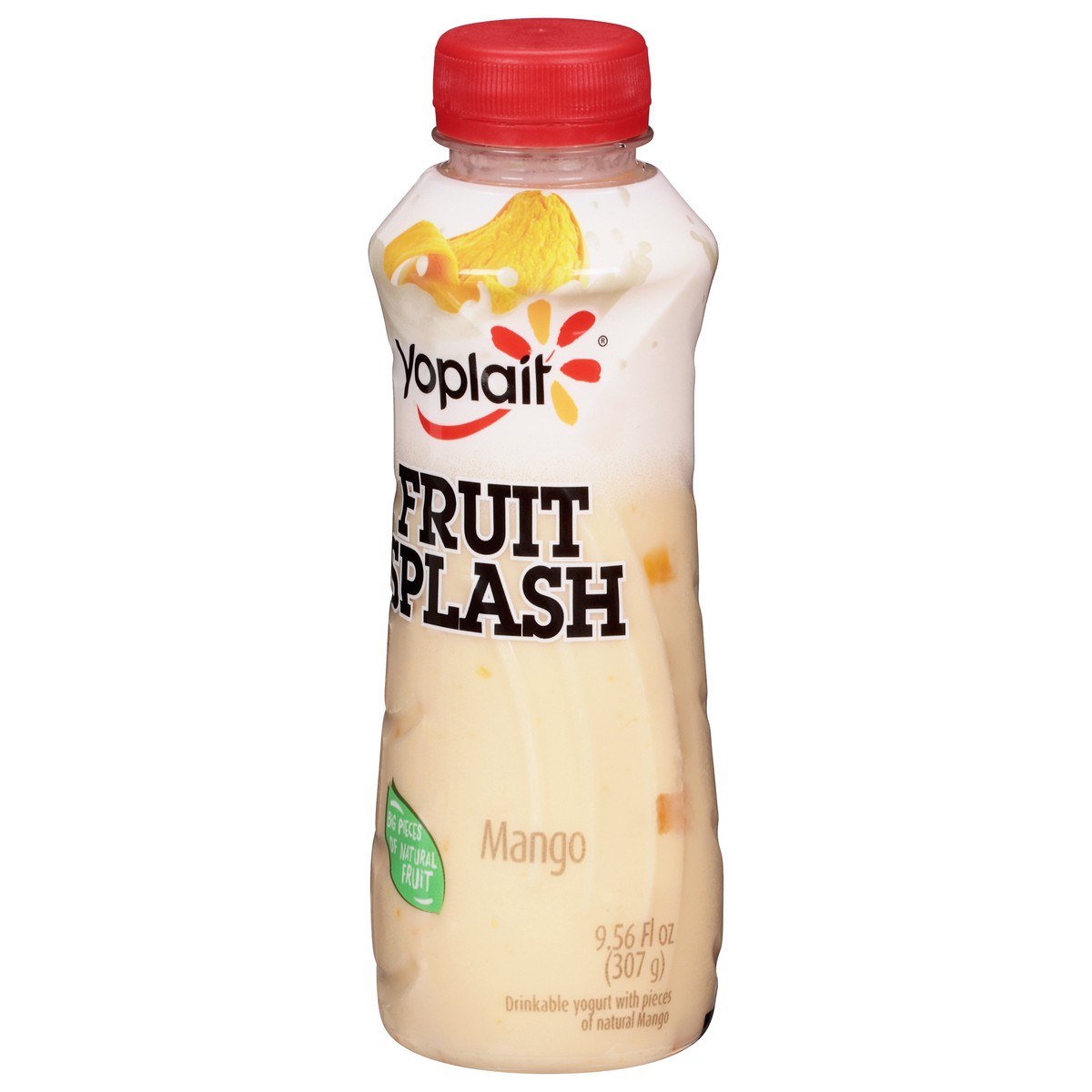 slide 3 of 9, Yoplait Fruit Splash Mango Smoothie 9.56 fl oz, 9.56 fl oz