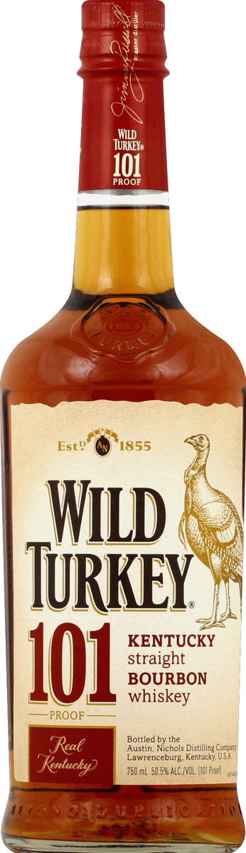 slide 5 of 6, Wild Turkey Whiskey, Kentucky Straight Bourbon, 750 ml