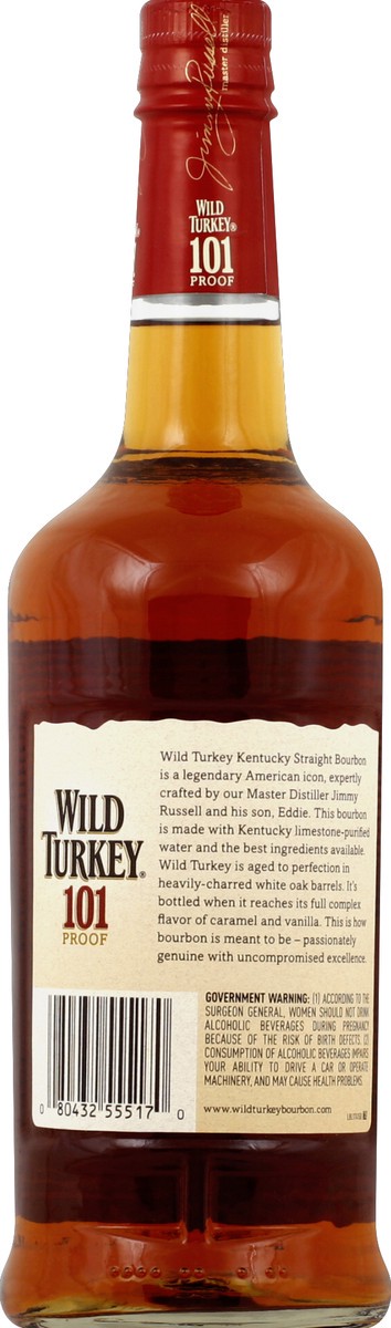 slide 6 of 6, Wild Turkey Whiskey, Kentucky Straight Bourbon, 750 ml