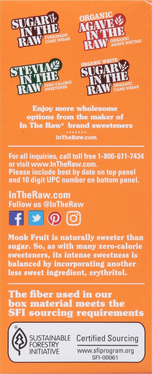 slide 9 of 11, In the Raw Zero Calorie Sweetener 40 ea, 40 ct