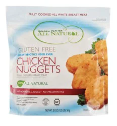 Golden Platter Gluten Free Breaded Chicken Nuggets
