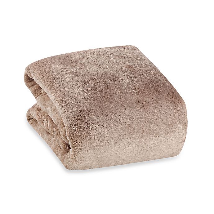 slide 1 of 1, Berkshire Blanket Serasoft Supreme Throw - Chino, 1 ct