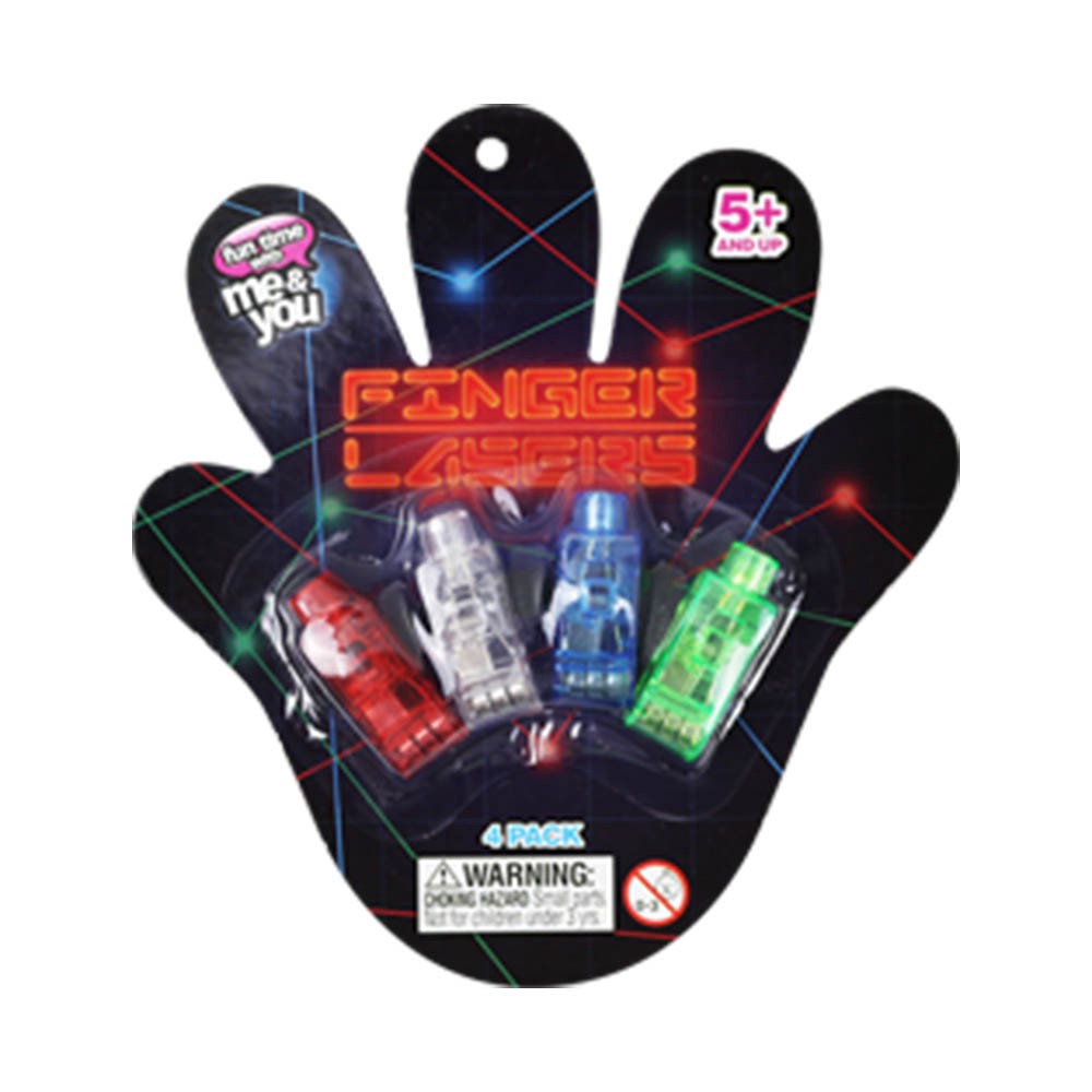 slide 1 of 1, Fun Time Toys Lasers Finger, 4 ct