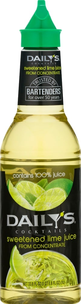 slide 1 of 1, Daily's Lime Juice, 1 liter
