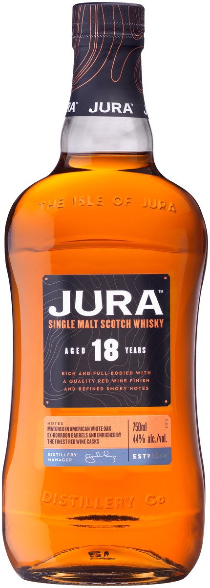 slide 2 of 2, JURA 18 Year Old Single Malt Scotch Whisky 750ml, 750 ml