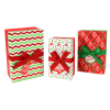 slide 2 of 5, Paper Images Small Rectangle Luxury Gift Box, Red and Green, 1 ct