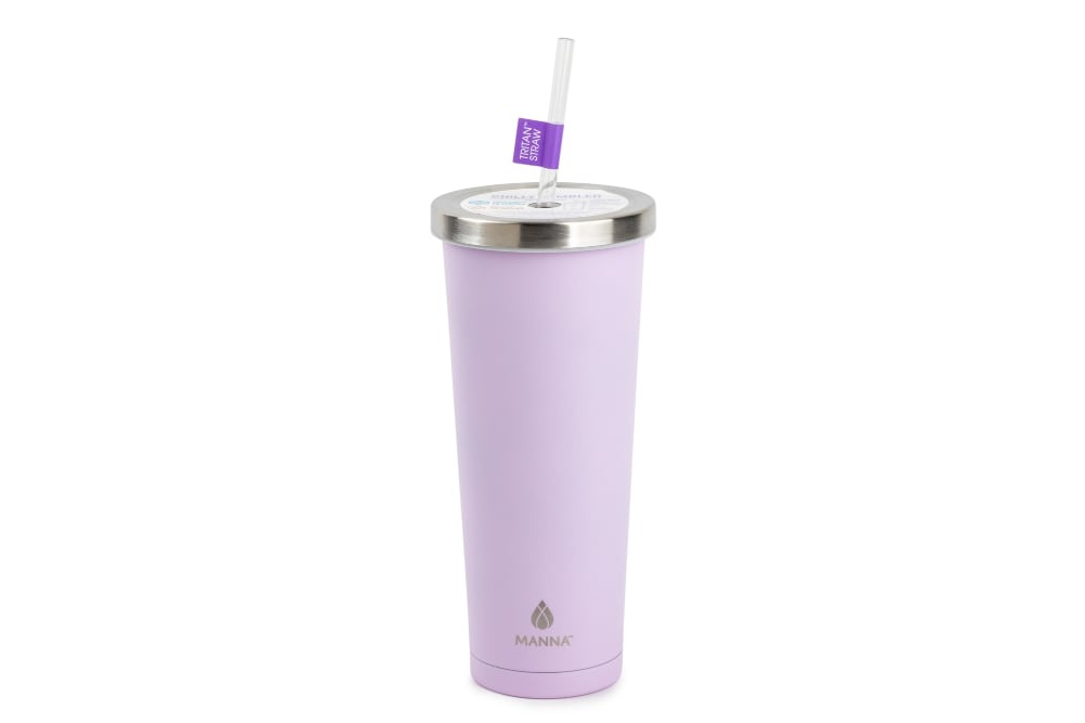 slide 1 of 1, Manna Chilly Tumbler - Lilac, 24 oz