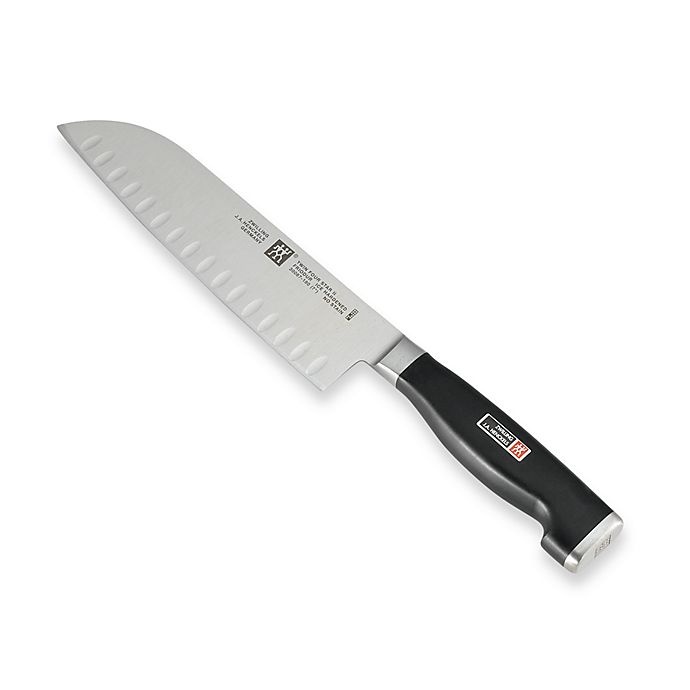 slide 1 of 1, Zwilling J.A. Henckels Four Star II Santoku Knife, 7 in