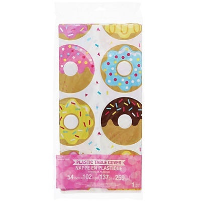 slide 1 of 1, Creative Converting Donut Time Tablecover, 1 ct