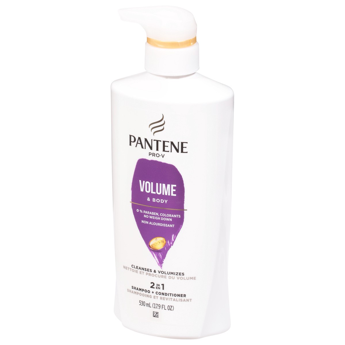 slide 9 of 9, Pantene Pro-V Volume & Body 2-In-1 Shampoo & Conditioner, 17.9 Oz, 17.9 oz