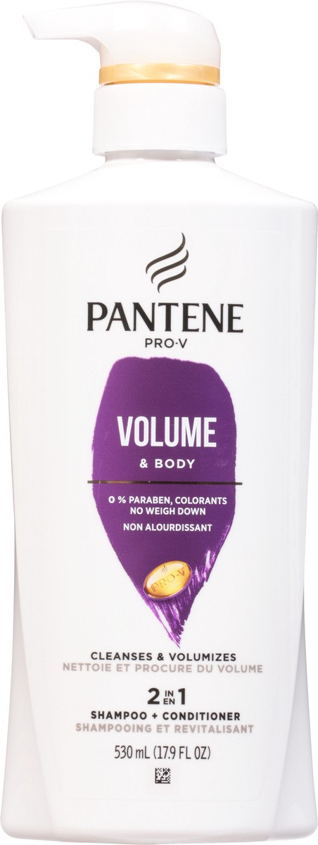 slide 4 of 9, Pantene Pro-V Volume & Body 2-In-1 Shampoo & Conditioner, 17.9 Oz, 17.9 oz