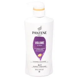 Pantene Pro-V Volume & Body 2-In-1 Shampoo & Conditioner, 17.9 Oz