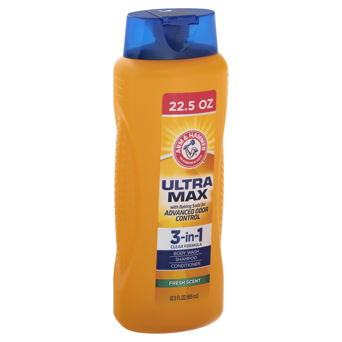 slide 4 of 12, ARM & HAMMER Ultra Max 3-in-1 Fresh Scent Body Wash/Shampoo/Conditioner 22.5 oz, 22.5 oz