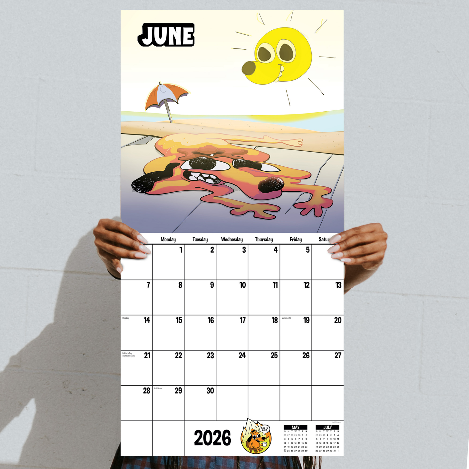 slide 2 of 2, 2023 Wall Calendar, 1 ct
