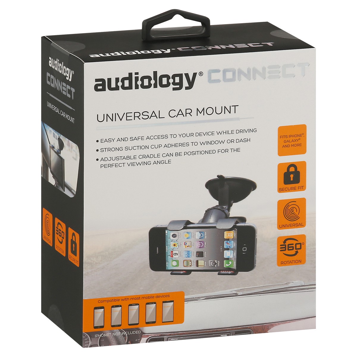 slide 3 of 11, Audiology Connect Universal Car Mount 1 ea, 1 ct