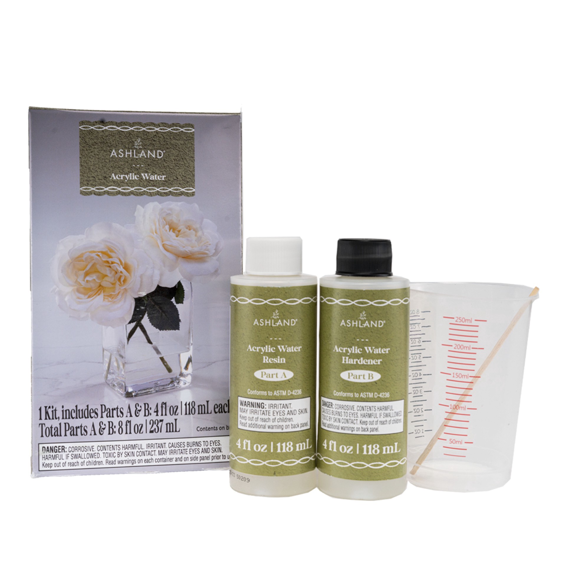 slide 3 of 8, Acrylic Water Kit By Ashland, 118 ml
