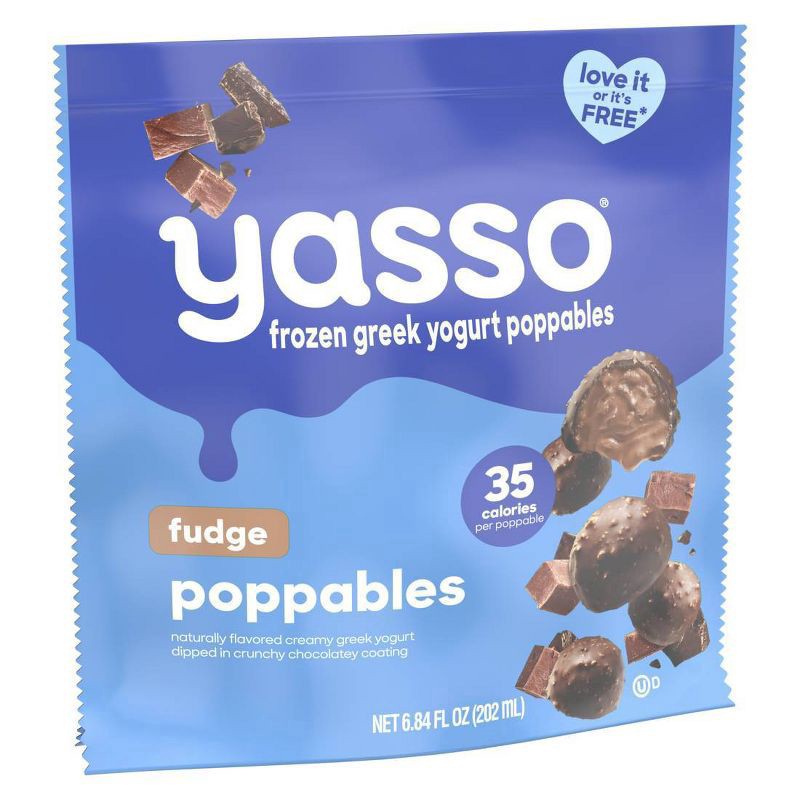 slide 6 of 6, Yasso Frozen Greek Yogurt Fudge Poppables - 6.84 fl oz, 6.84 fl oz
