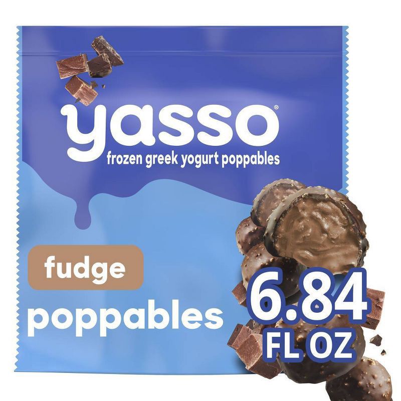 slide 1 of 6, Yasso Frozen Greek Yogurt Fudge Poppables - 6.84 fl oz, 6.84 fl oz