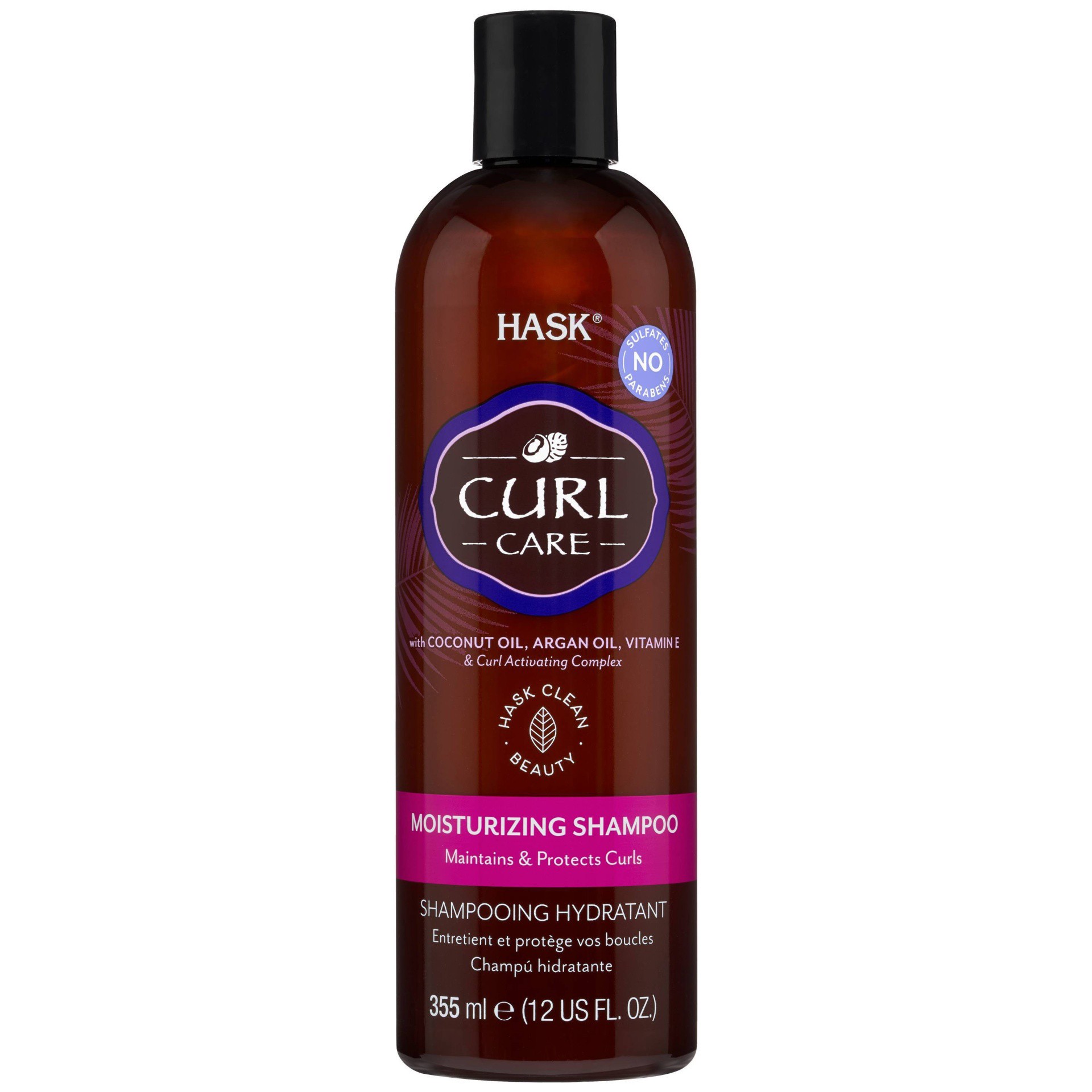 slide 1 of 10, Hask Curl Care Moisturizing Shampoo, 12 fl oz