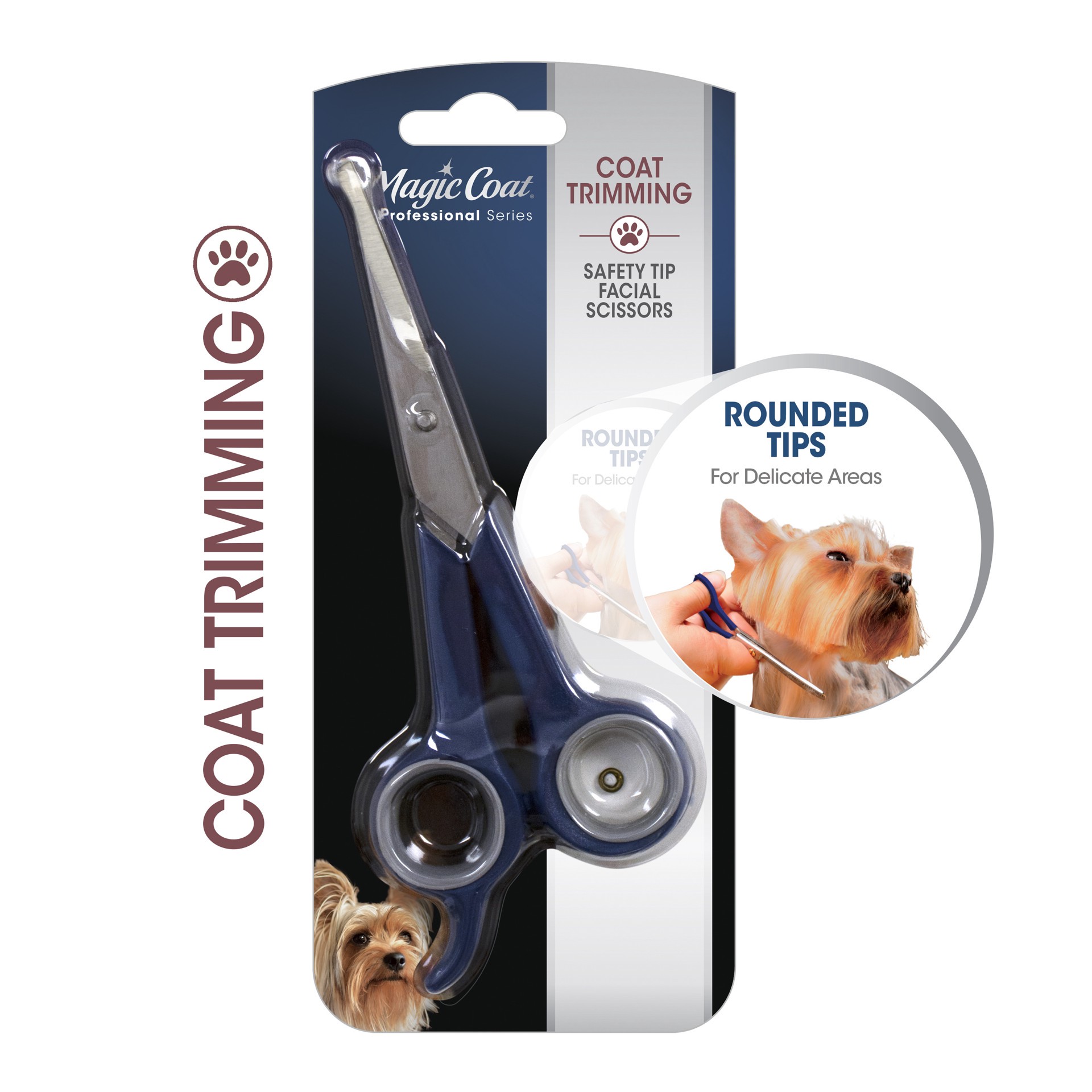 slide 9 of 10, Four Paws Magic Coat Ear & Eye Dog Grooming Scissors, 6" L X 2.5" W, 1 ct