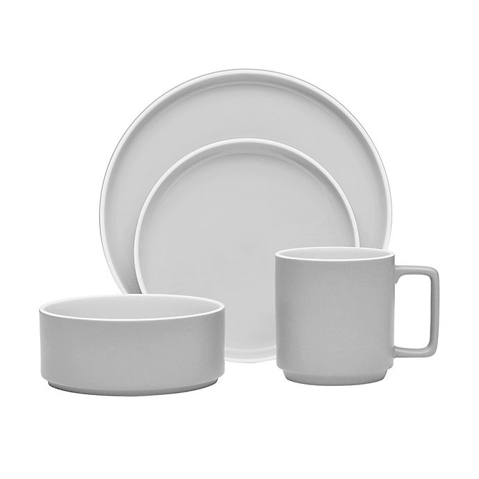 slide 1 of 2, Noritake ColorTrio Stax Place Setting - Slate, 4 ct