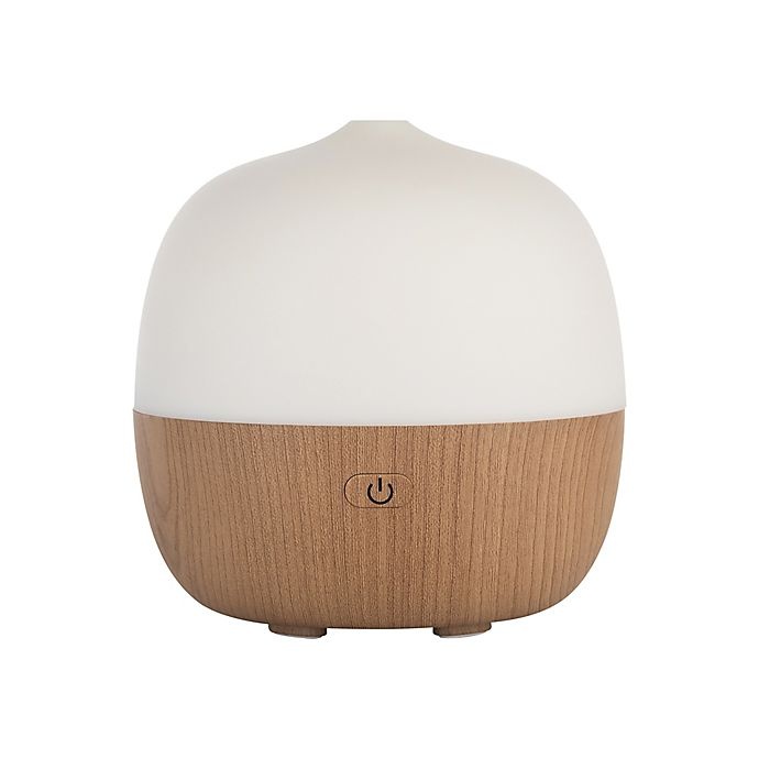 slide 1 of 3, SpaRoom Hugo Smart App-Enabled Essential Oil Diffuser - White/Brown, 1 ct