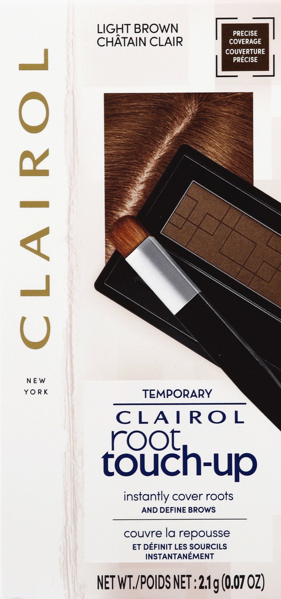 slide 5 of 6, Clairol Light Brown Temporary Root Touch Up Concealing Powder, 1 ct