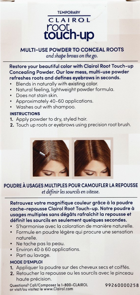 slide 6 of 6, Clairol Light Brown Temporary Root Touch Up Concealing Powder, 1 ct