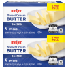 slide 4 of 29, MEIJER BUTTER SALTED QUARTERS 32 OZ, 32 oz