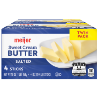 slide 11 of 29, MEIJER BUTTER SALTED QUARTERS 32 OZ, 32 oz