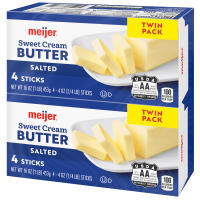 slide 12 of 29, MEIJER BUTTER SALTED QUARTERS 32 OZ, 32 oz