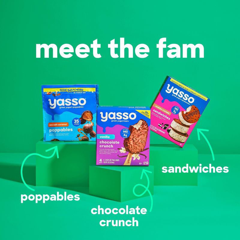 slide 7 of 9, Yasso Frozen Greek Yogurt Creamy Pineapple Coconut Bars - 14 fl oz/4ct, 14 fl oz, 4 ct