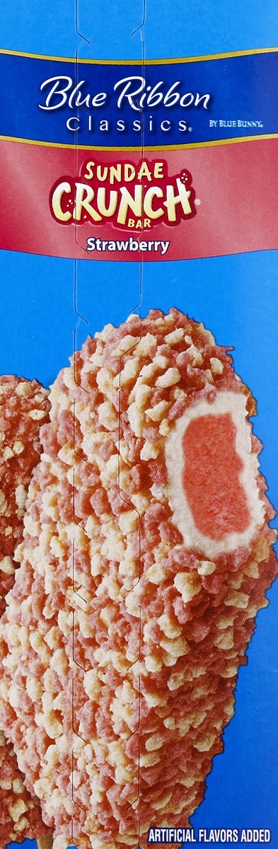 slide 3 of 4, Blue Ribbon Sundae Crunch Bar, Strawberry, 6 ct