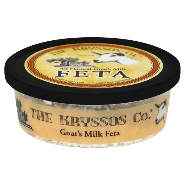 slide 1 of 1, Kryssos Crumble Goat Fetta Cheese, 4 oz
