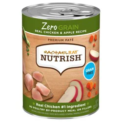Rachael Ray Nutrish Grain Free Real Chicken & Apple Recipe Premium Paté Wet Dog Food, 13 oz. Can (Rachael Ray)