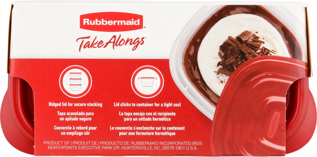 slide 6 of 12, Rubbermaid Take Alongs Minis Containers & Lids 6 ea, 6 ct