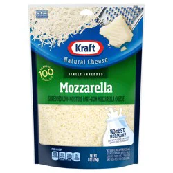 Kraft Mozzarella Finely Shredded Cheese, 8 oz Bag