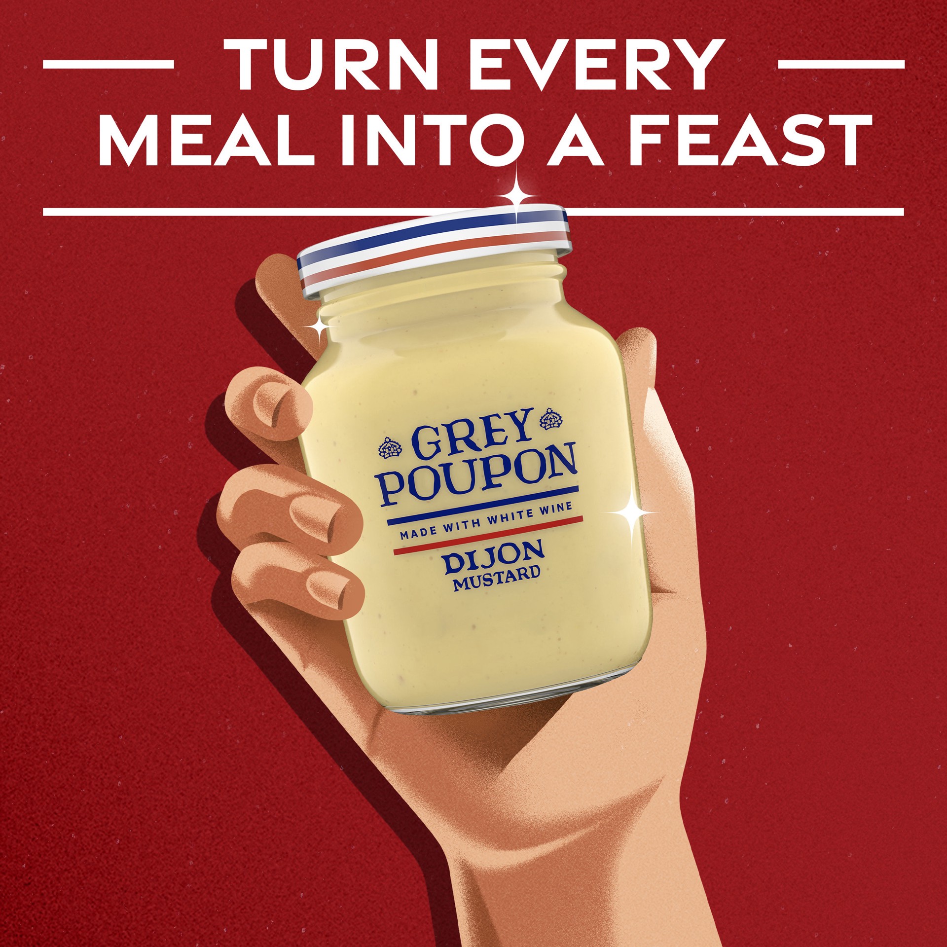 slide 4 of 5, Grey Poupon Dijon Mustard, 8 oz. Jar, 8 oz