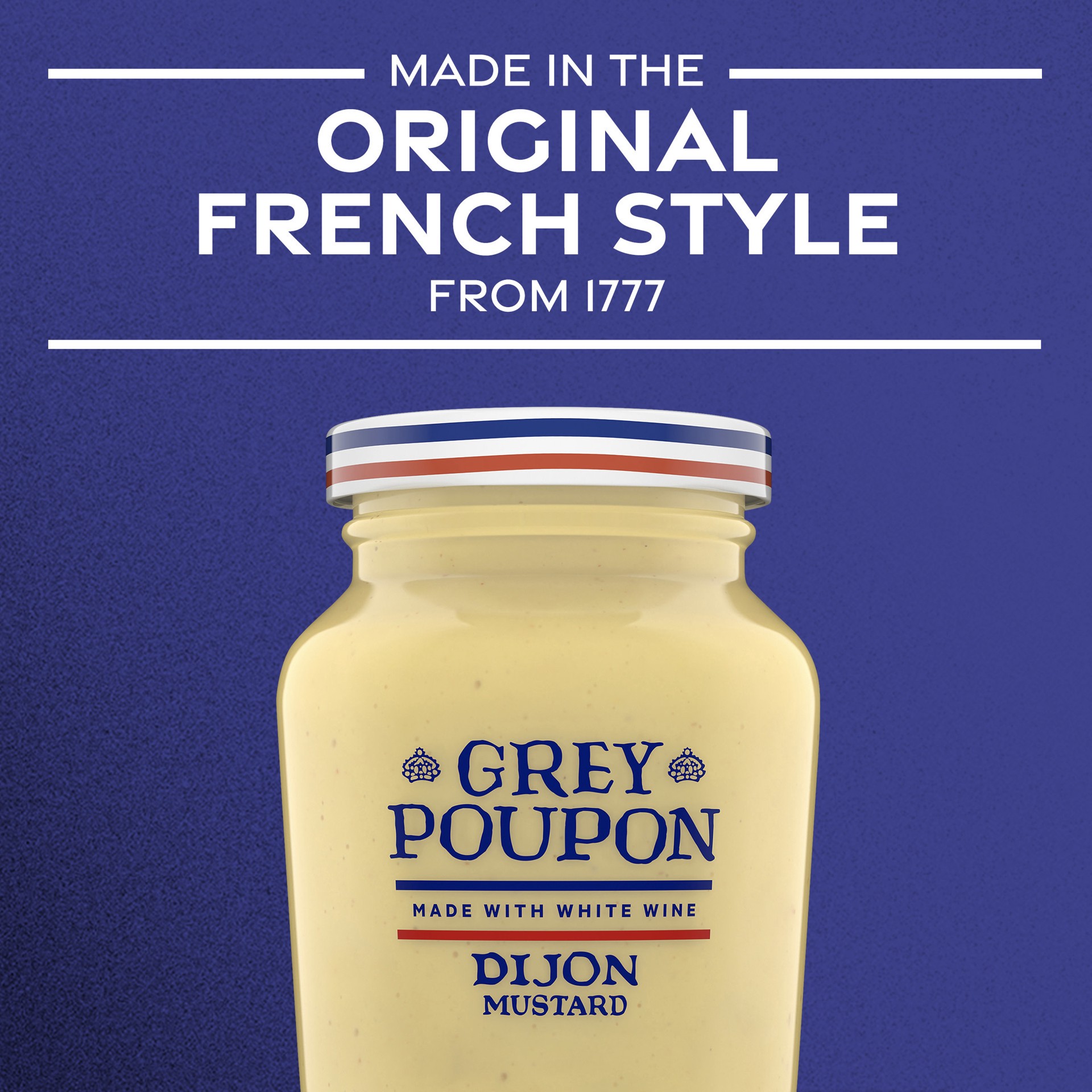 slide 2 of 5, Grey Poupon Dijon Mustard, 8 oz. Jar, 8 oz