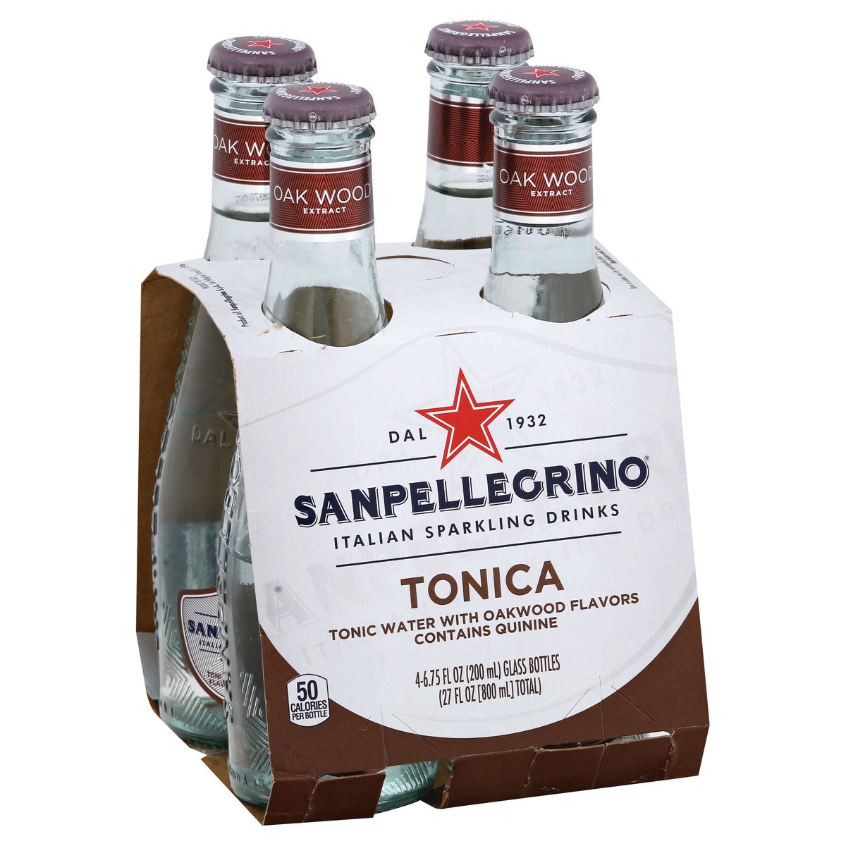 slide 7 of 9, SANPELLEGRINO Italian Sparkling Drinks Tonica with Oak 6.76 oz. glass 4-pack - 27 oz, 27 oz