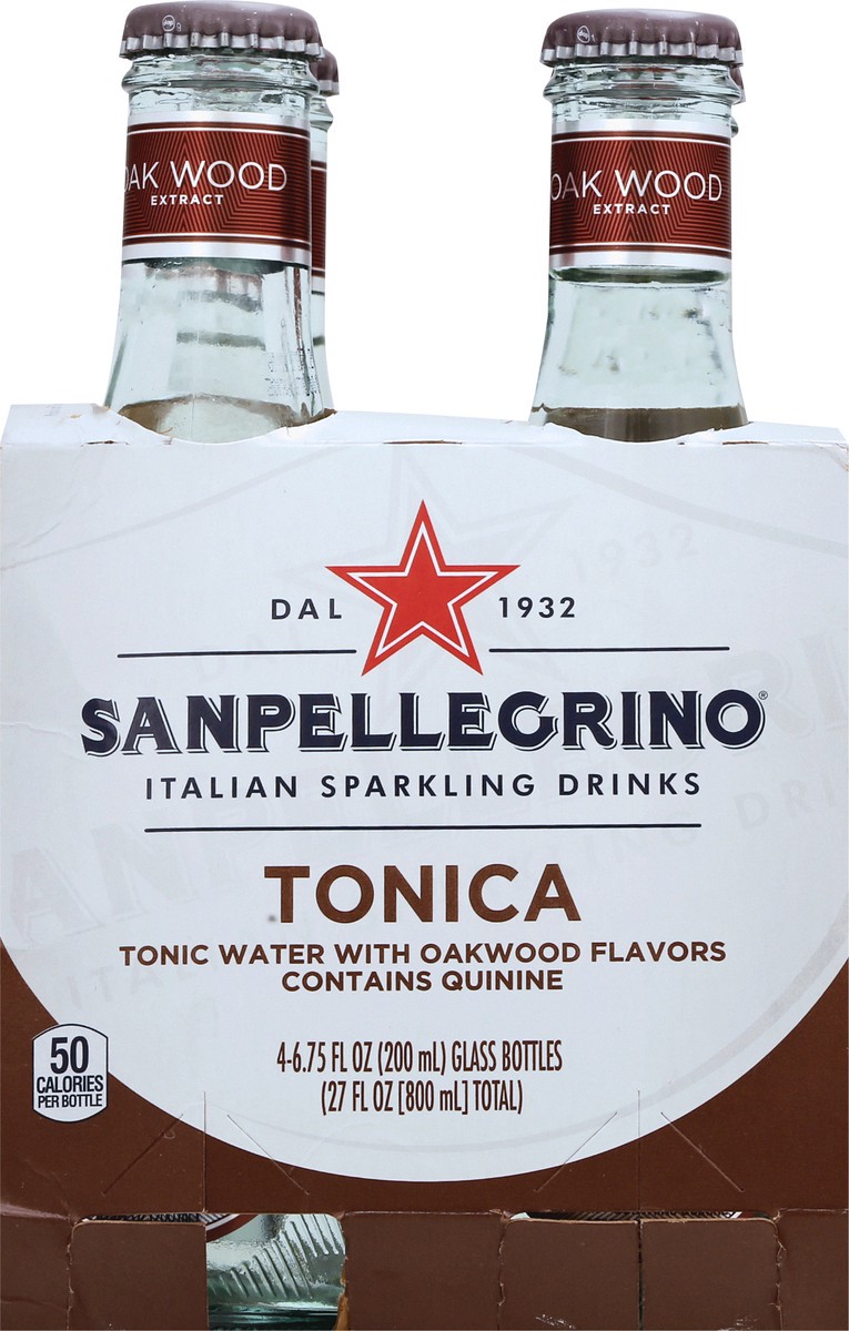 slide 2 of 9, SANPELLEGRINO Italian Sparkling Drinks Tonica with Oak 6.76 oz. glass 4-pack - 27 oz, 27 oz