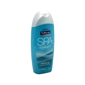 slide 1 of 1, Softsoap Spa Radiant Body Wash Exfoliating, 12 oz