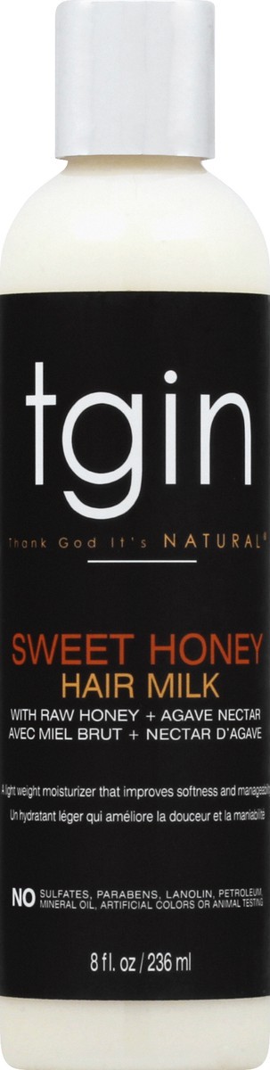 slide 4 of 11, Tgin Sweet Honey Hair Milk, 8 Oz, 8 oz