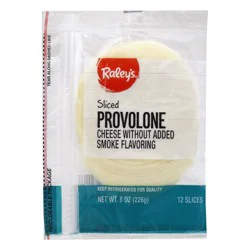 Raley's Provolone Sliced Cheese - 8 oz