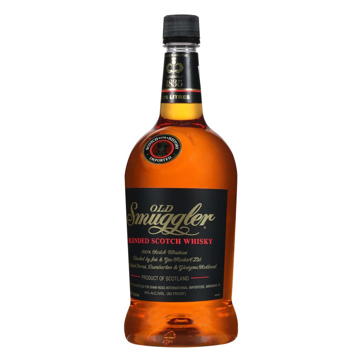 slide 6 of 9, Old Smuggler Scotch Whisky, Blended, 1.75 liter