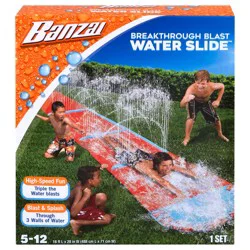 Banzai Breakthrough Blast Water Slide Ages 5-12