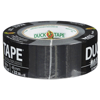 slide 22 of 29, Duck Duct Tape MAX Strength Tape, Black 1.88" x 35 yds, 1 ct