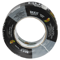 slide 26 of 29, Duck Duct Tape MAX Strength Tape, Black 1.88" x 35 yds, 1 ct